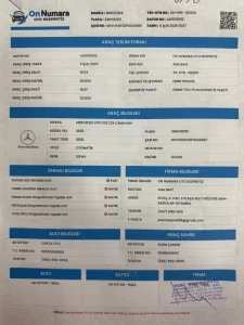 2023 MERCEDES-BENZ VİTO TOURER 114 BLUETEC PLUS 8+1 OTOMOBİL RUHSATLI